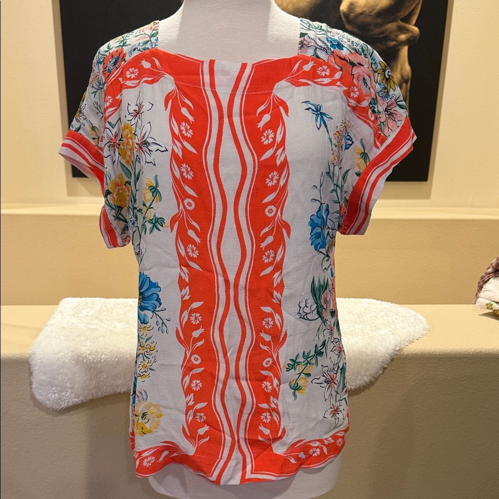 Maeve NWOT Oversized Floral Short Sleeve Women’s Top